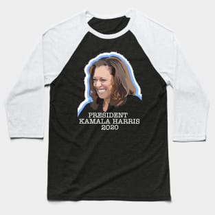 PRESIDENT KAMALA HARRIS 2020 (Ghost Version) Baseball T-Shirt